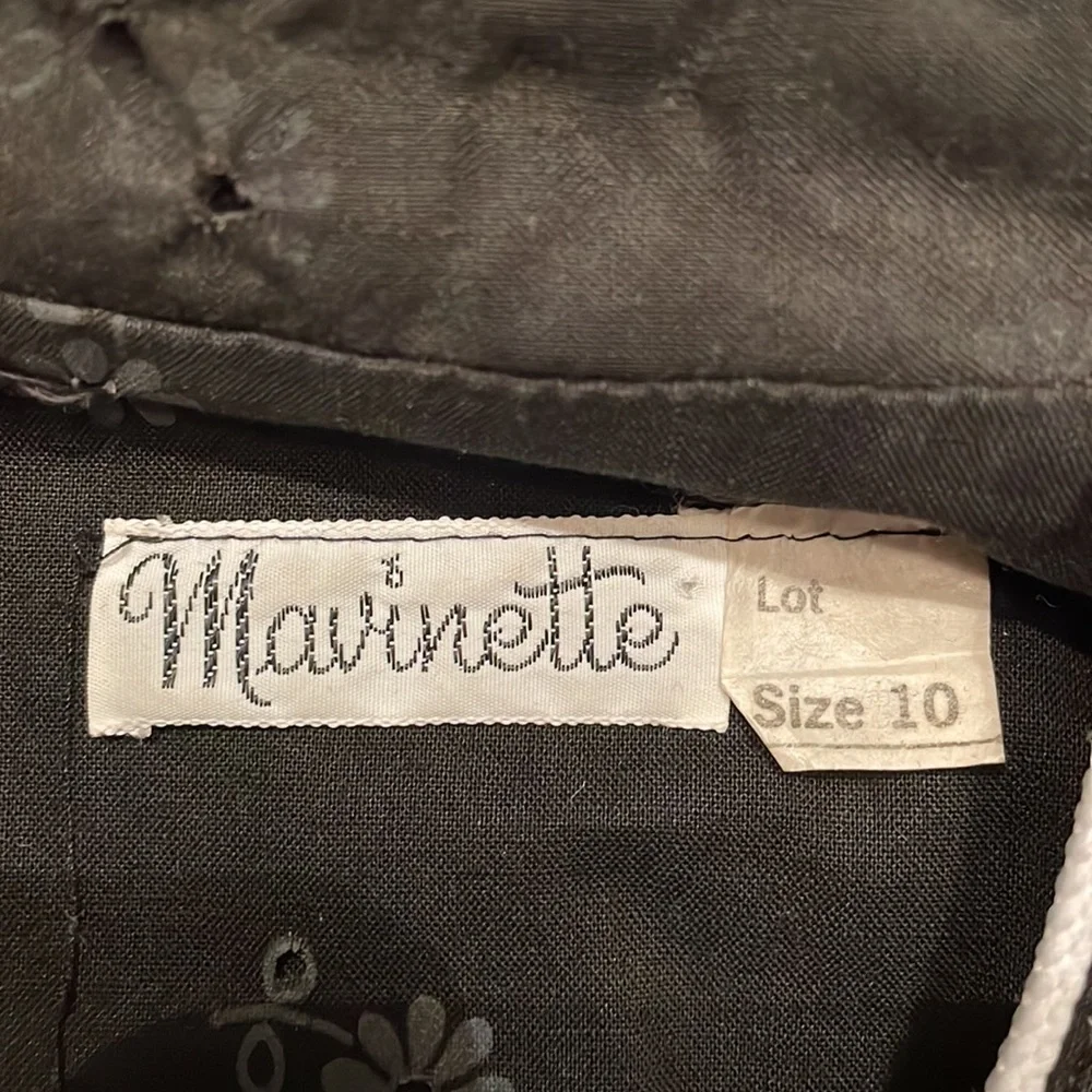 Mavinette vintage dress. Size 10 - vintage size 10. - Picture 8 of 9